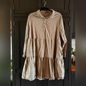 Army Green George Dress 👗